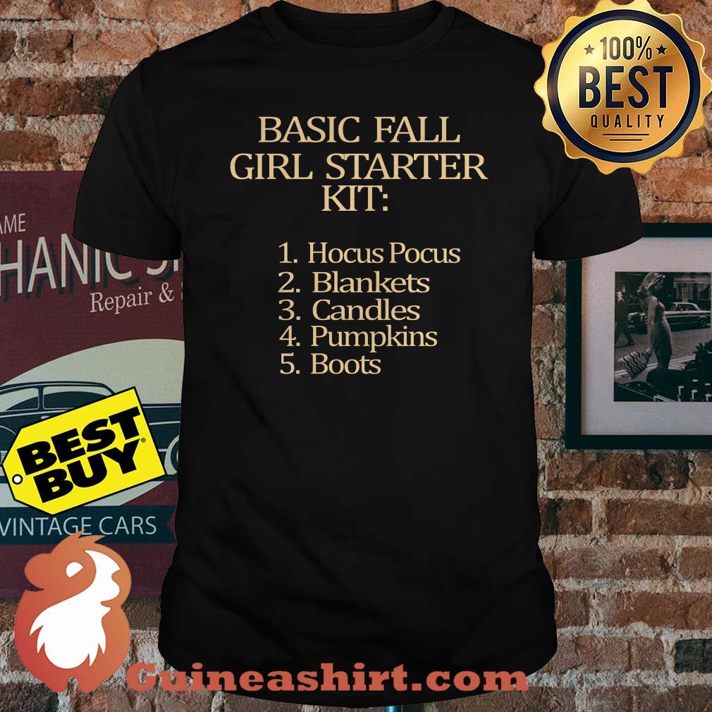 Basic fall Girl starter Kit Hocus Pocus Blankets Candles Pumpkins Boots shirt