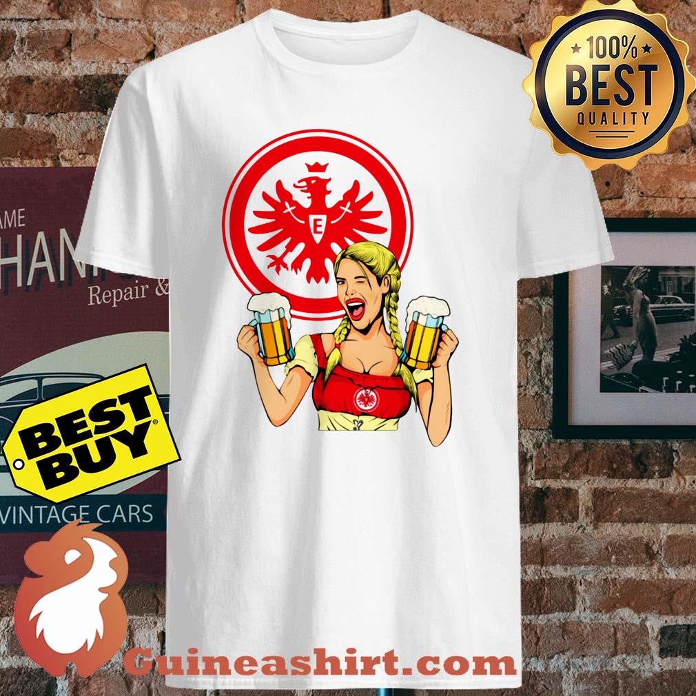 Eintracht Frankfurt logo Klein Beer shirt