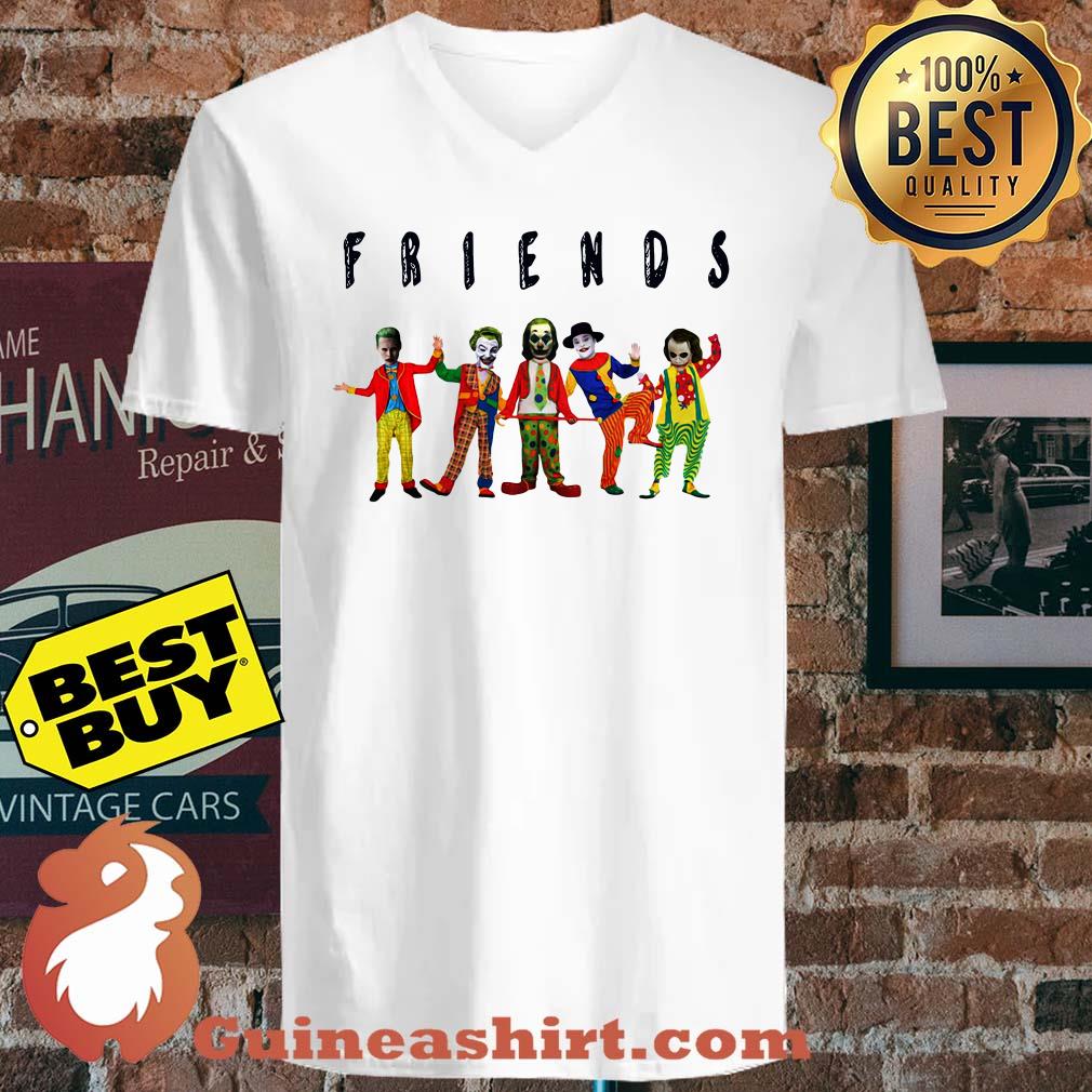Friends Joker all characters v neck