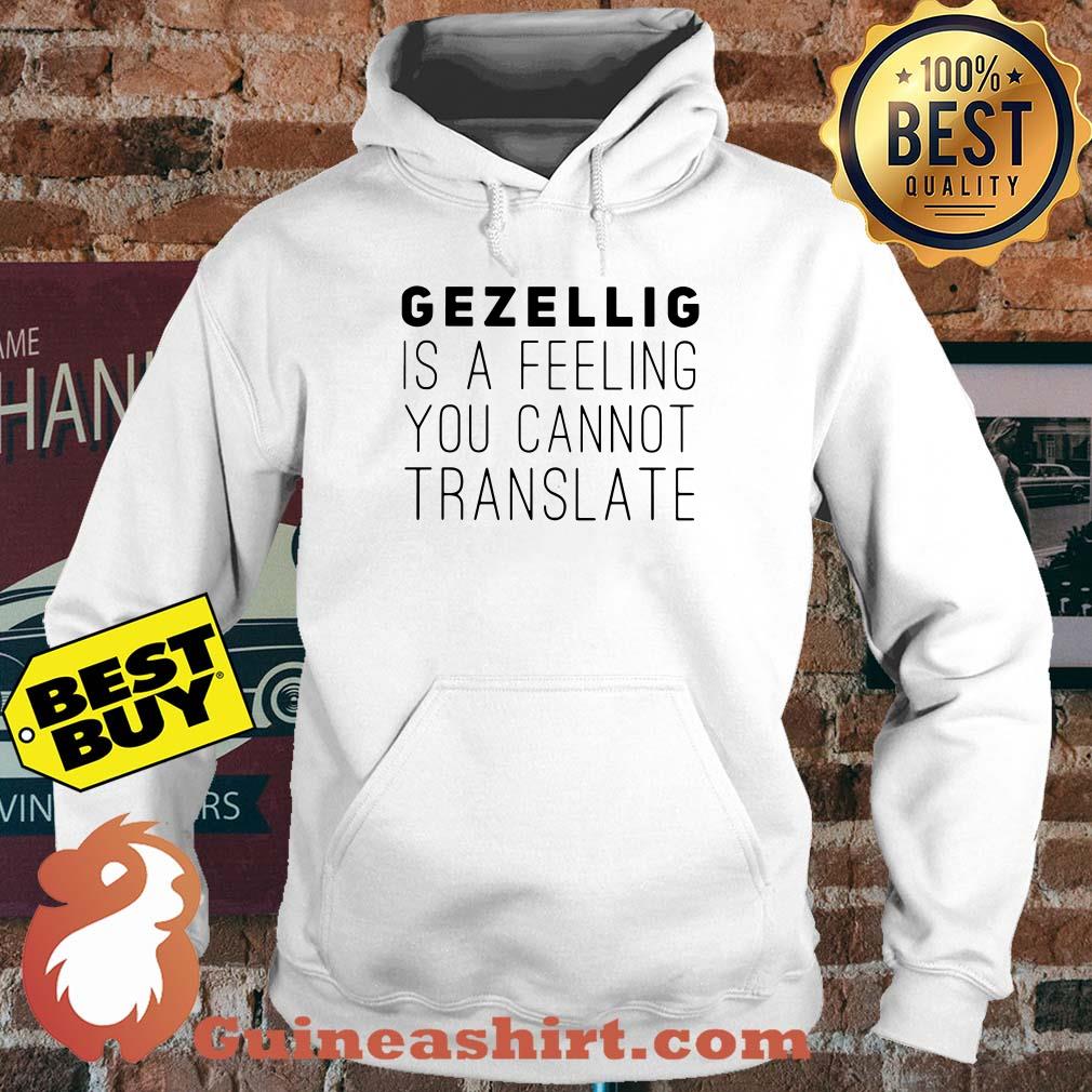 Gezellig is a feeling you cannot translate hoodie