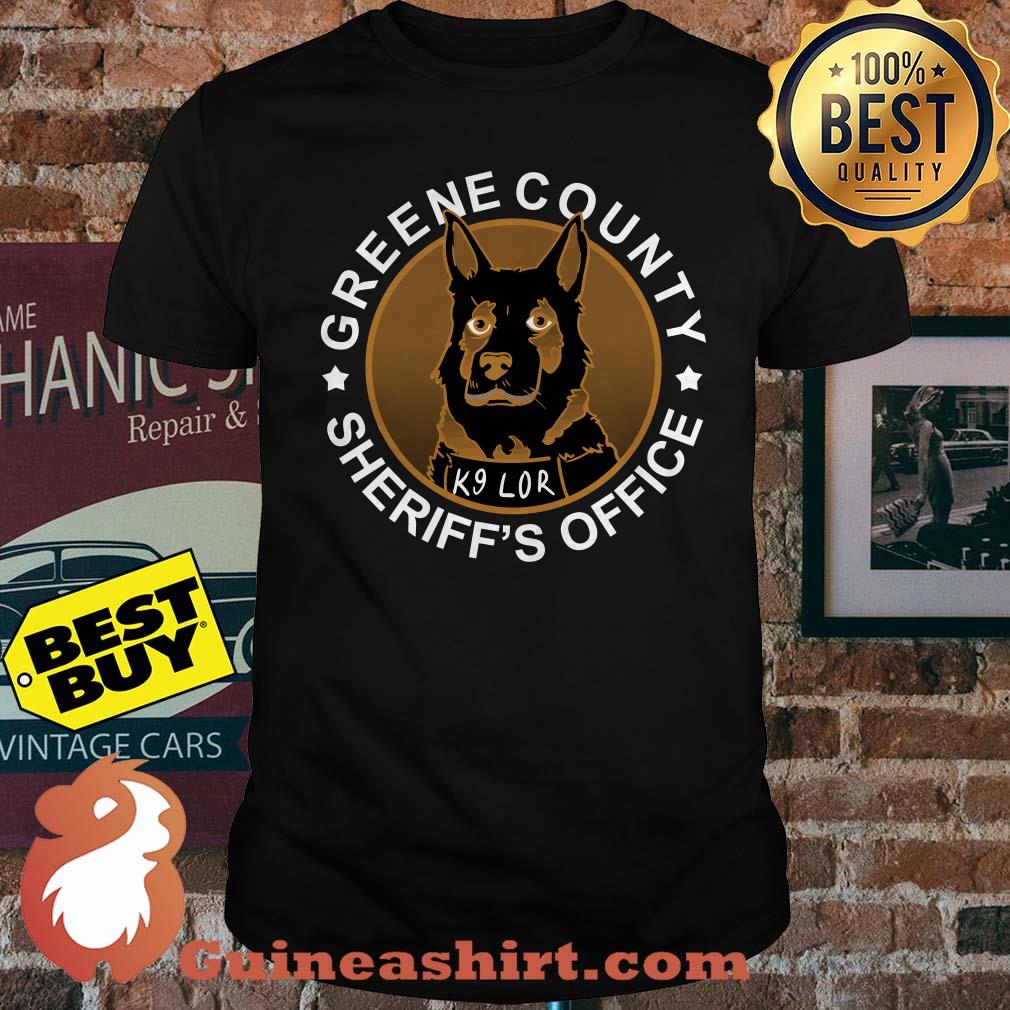 Greene county sheriff's office K9 Lor shirt