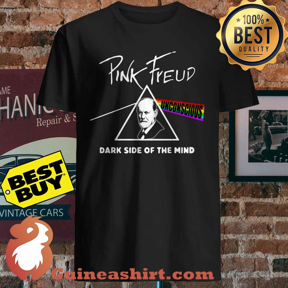 LGBT Pink Freud unconscious dark side of the mind shirt