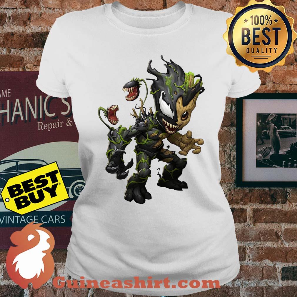 Marvel Spider man Maximum Venom Groot ladies tee