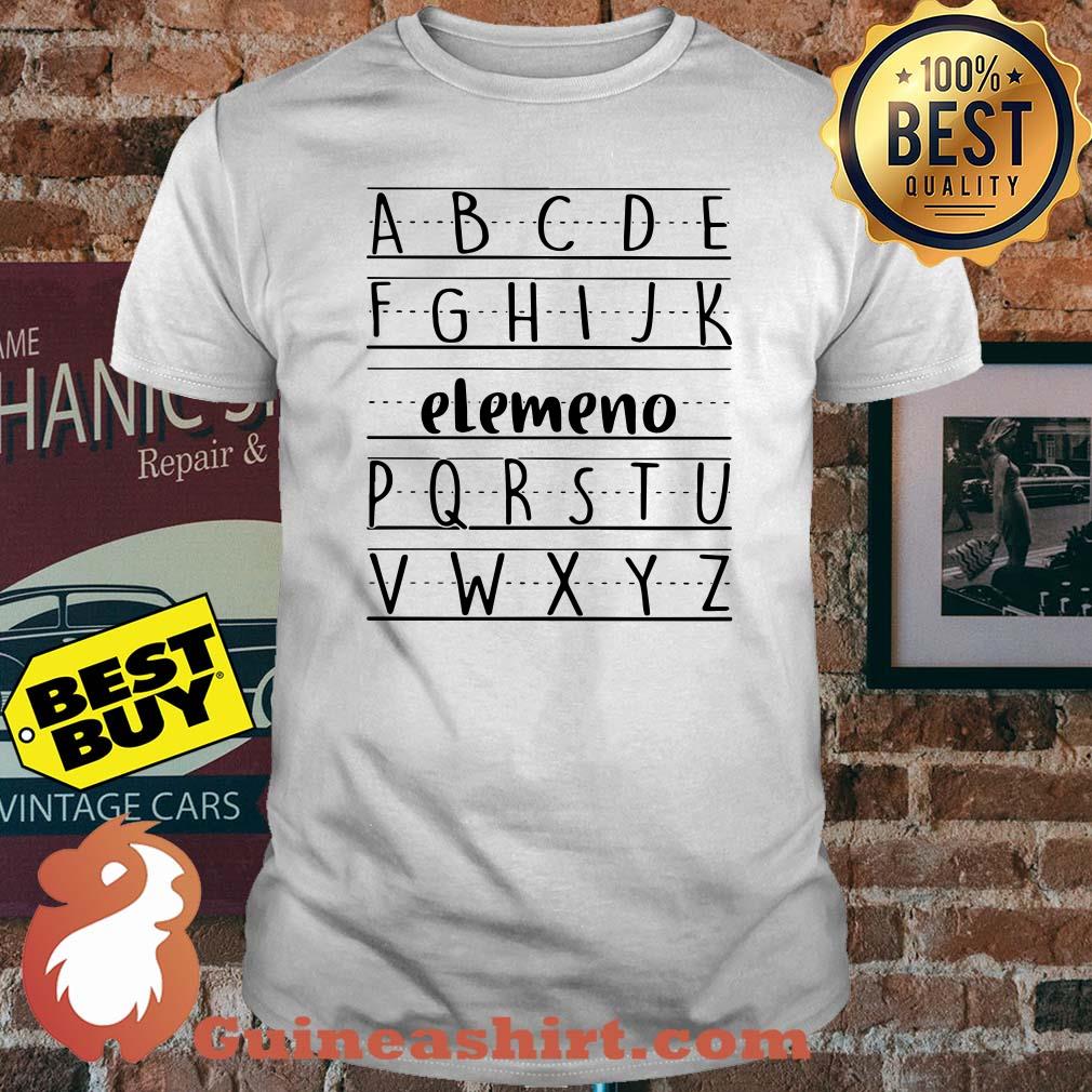 Official Alphabet ABC Elemeno shirt