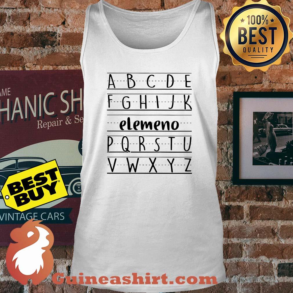 Official Alphabet ABC Elemeno tank top