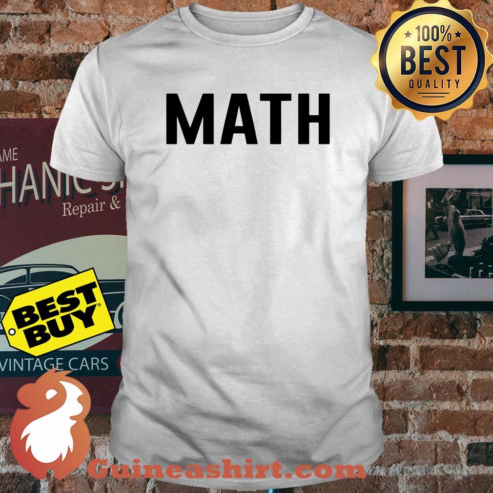 Official math teacher shirt