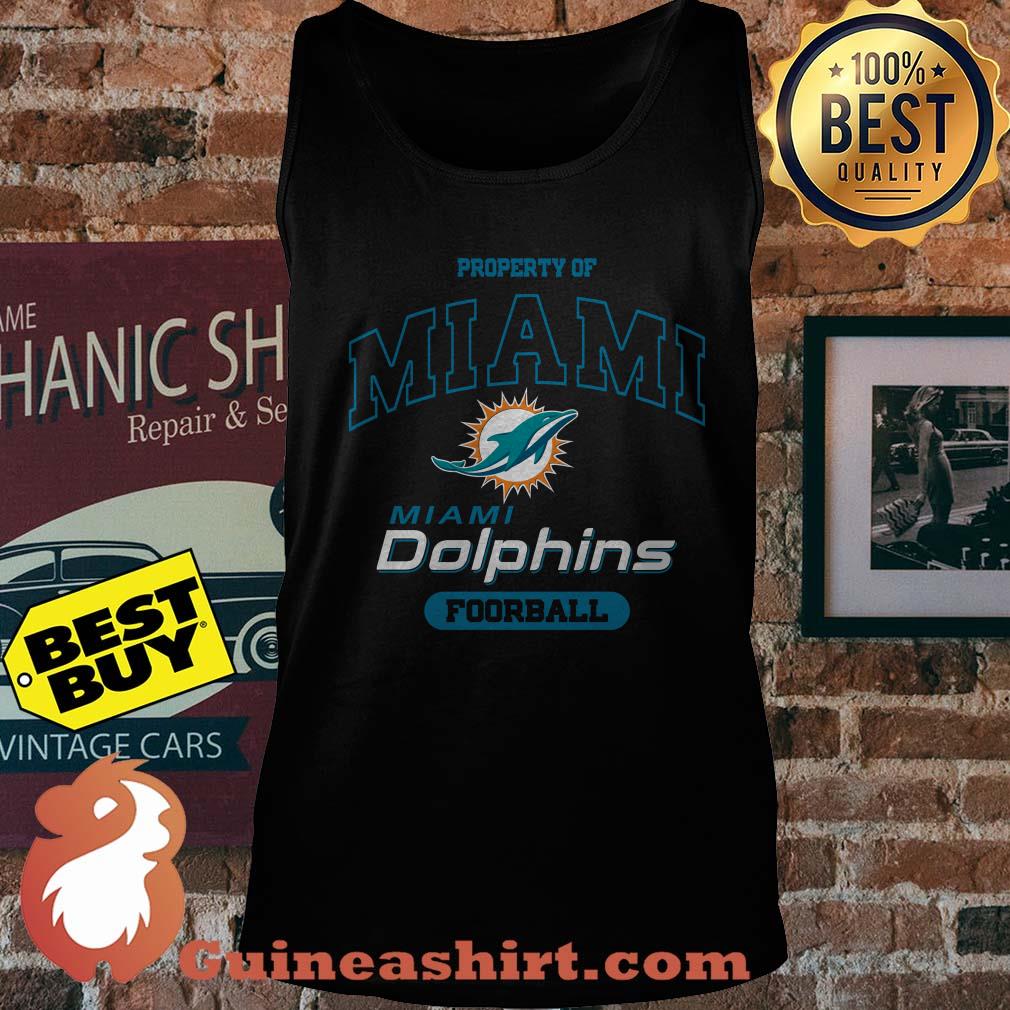 Propety of Miami Dolphins Foorball tank top