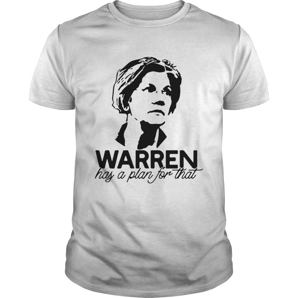 Warren has a plan for that shirt