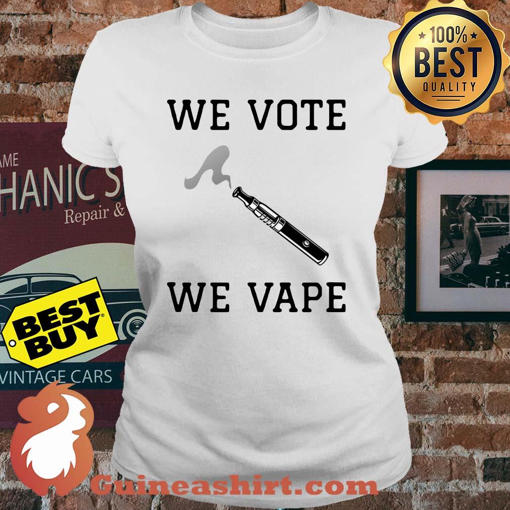 We vote we vape v neck