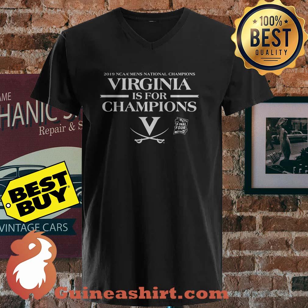 2019 National Champions Virginia Is For Champions Logo v neck