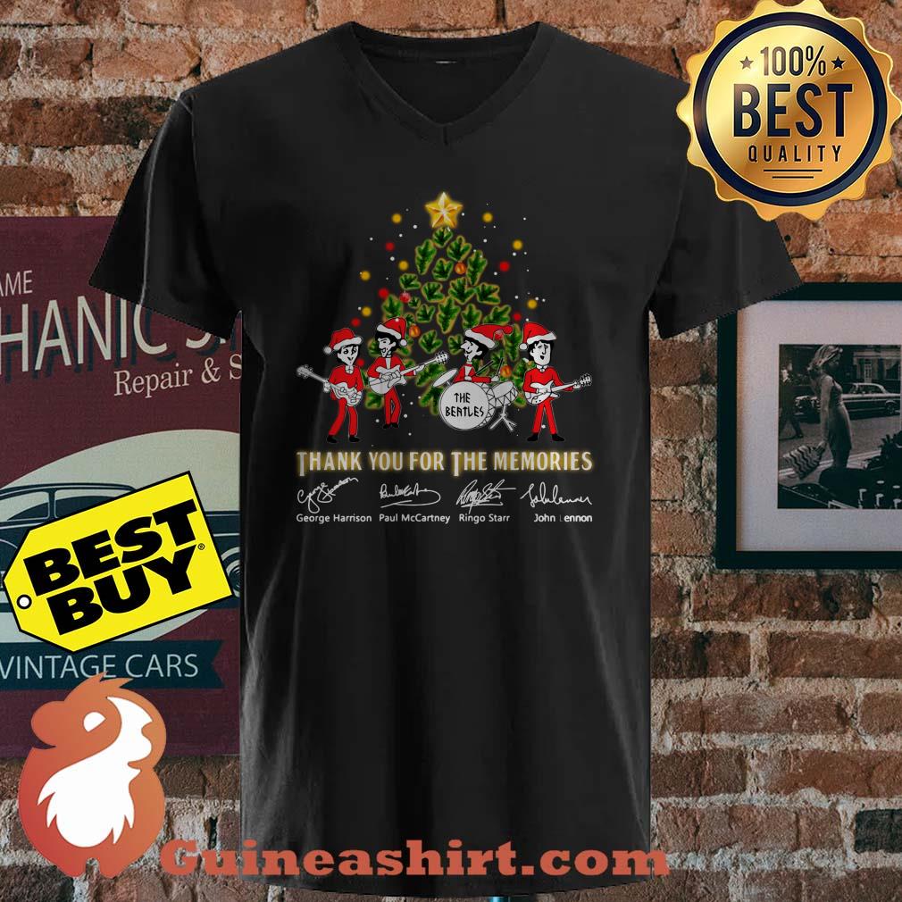 The Beatles Thank you for the memories signature Christmas shirt