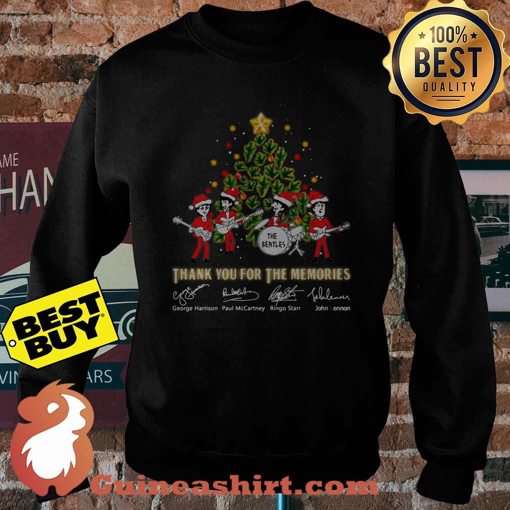The Beatles Thank you for the memories signature Christmas sweatshirt