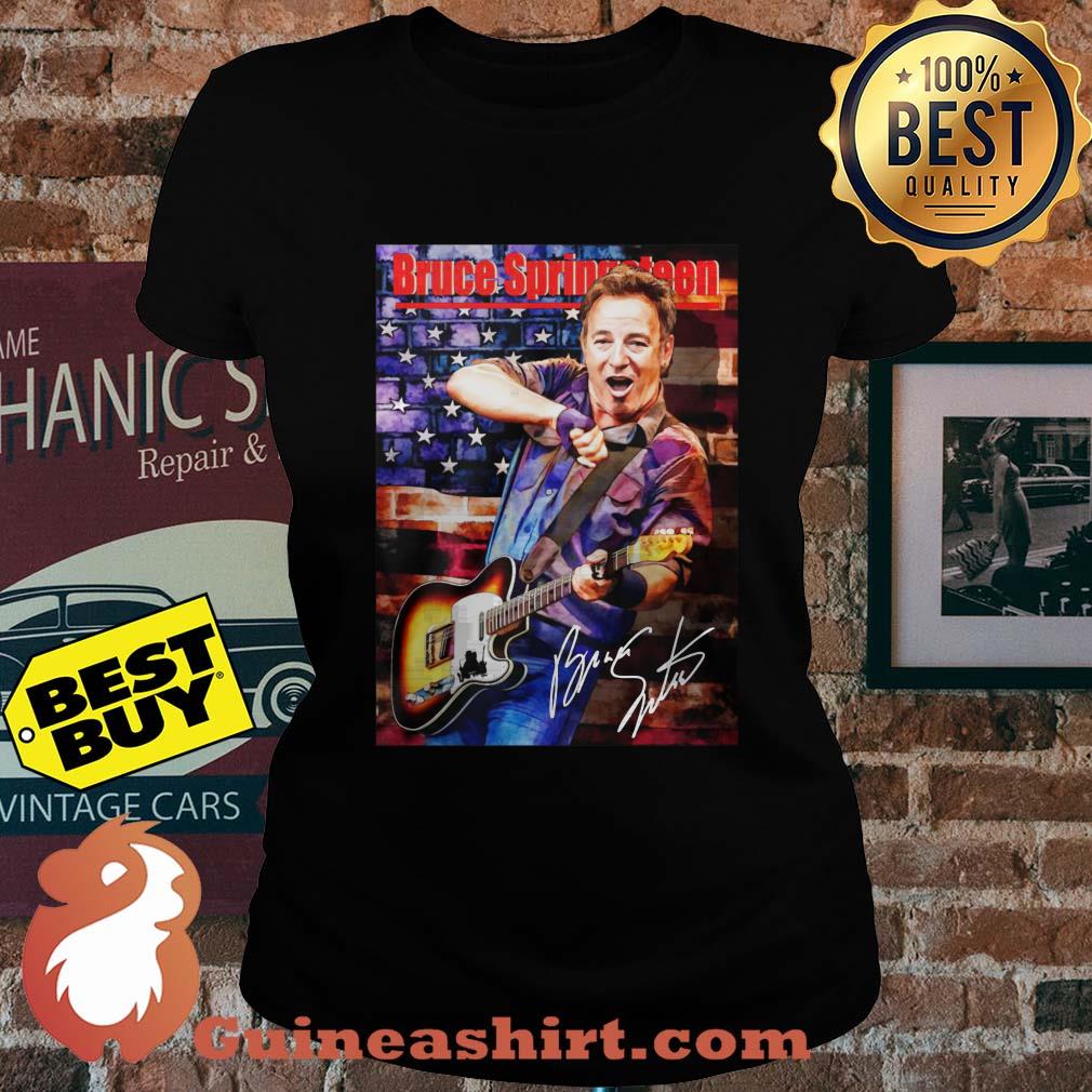 Bruce Springsteen Guitar Player Signature ladies tee