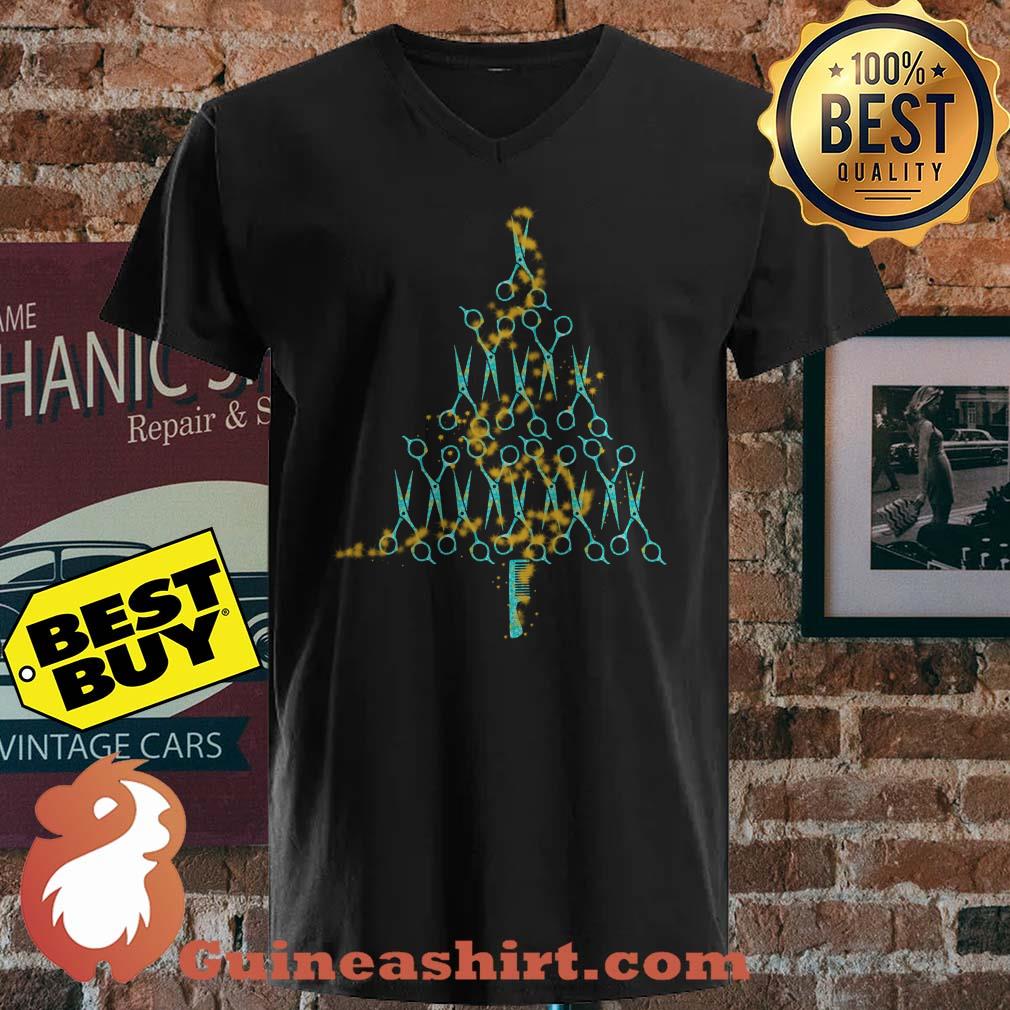 Christmas Tree Lights Drag Hairbrush shirt