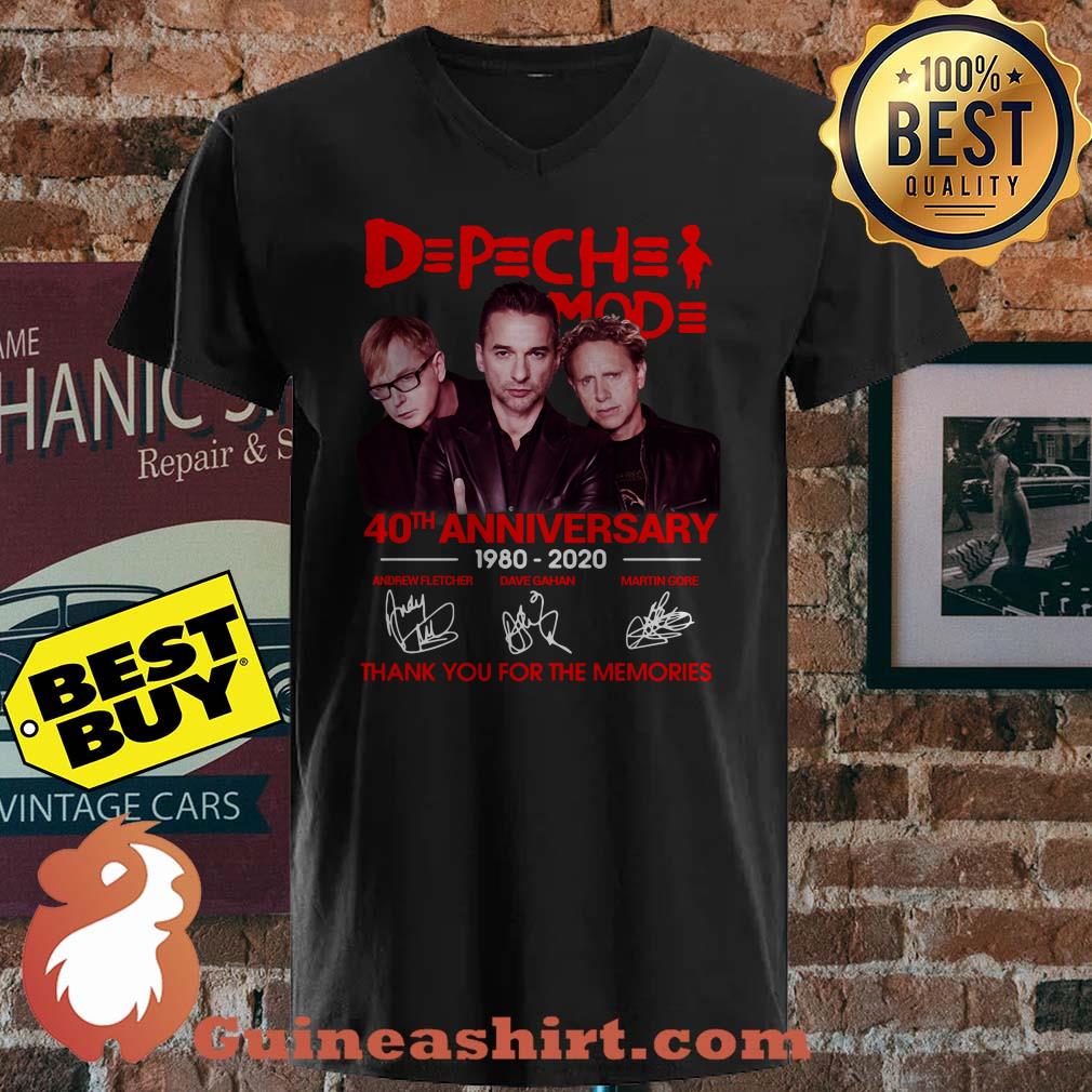 Depeche Mode 40th Anniversary 1980 2020 Signature shirt