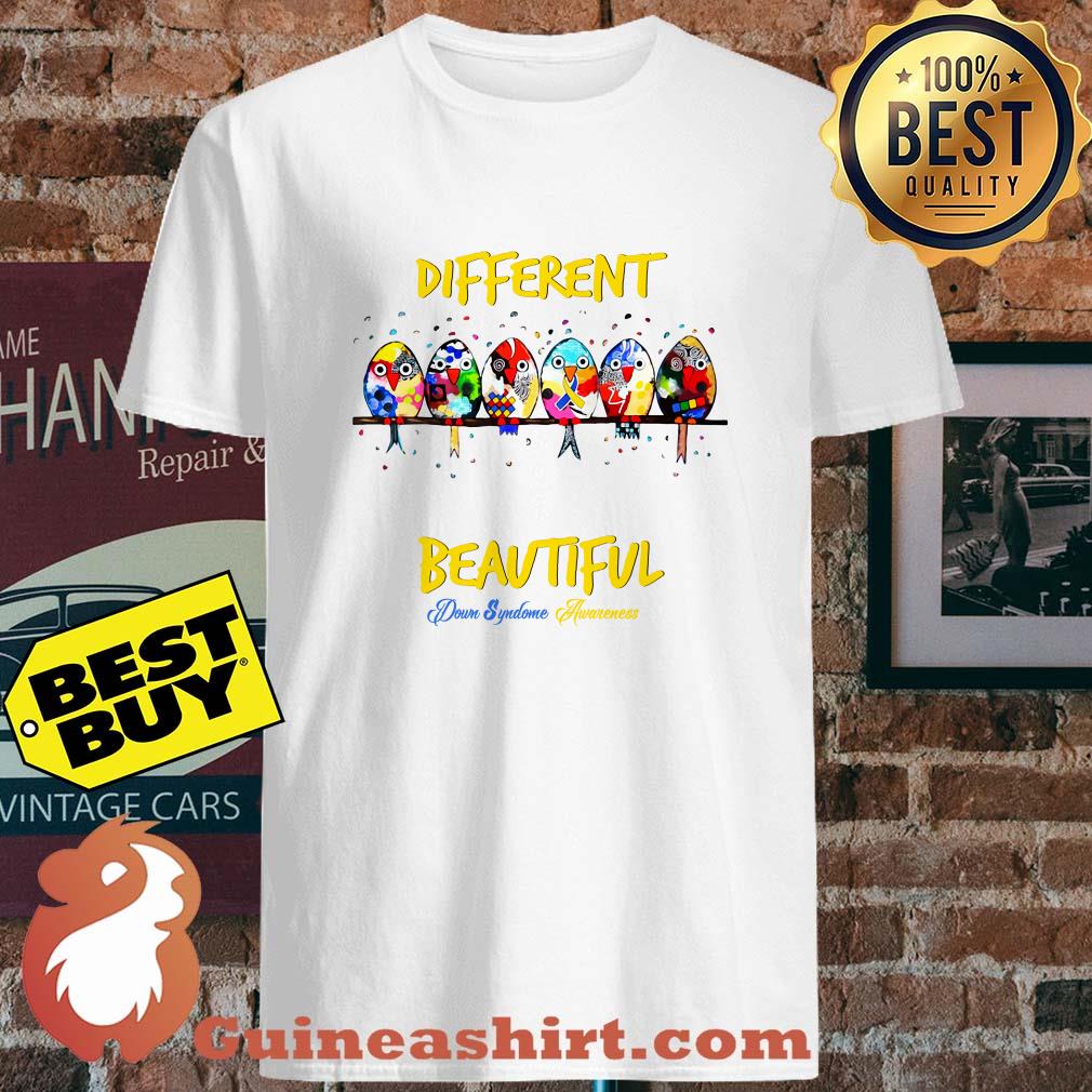 Different beautiful doun syndome awareness fish shirt