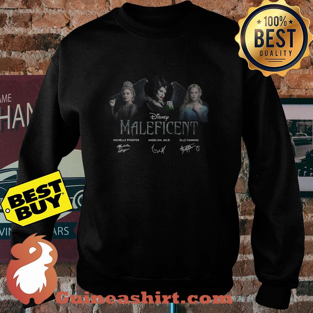 Disney Maleficent Michelle Pfeiffer Angelina Jolie signature sweatshirt
