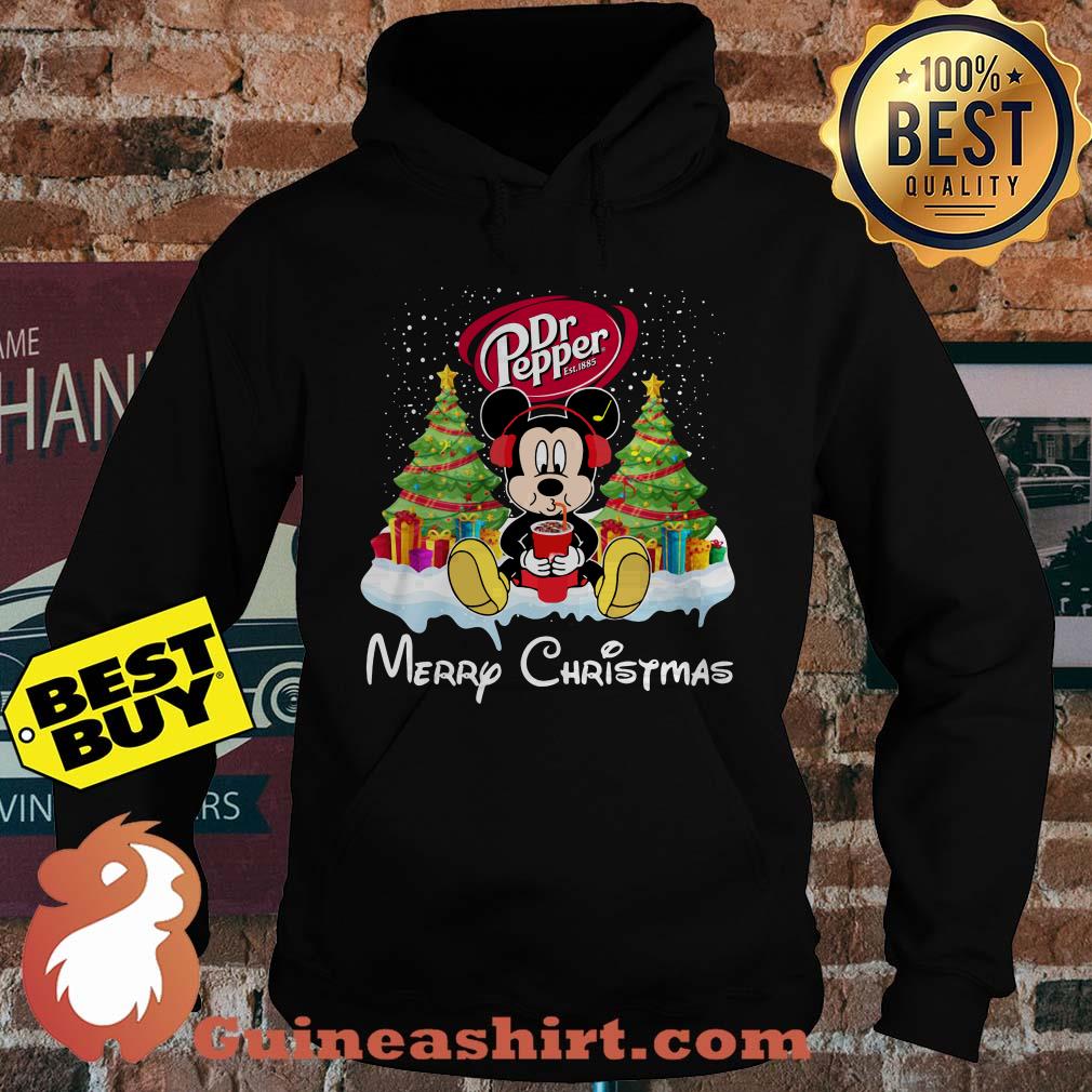 Dr. Pepper Est 1885 Mickey Mouse Merry Christmas hoodie