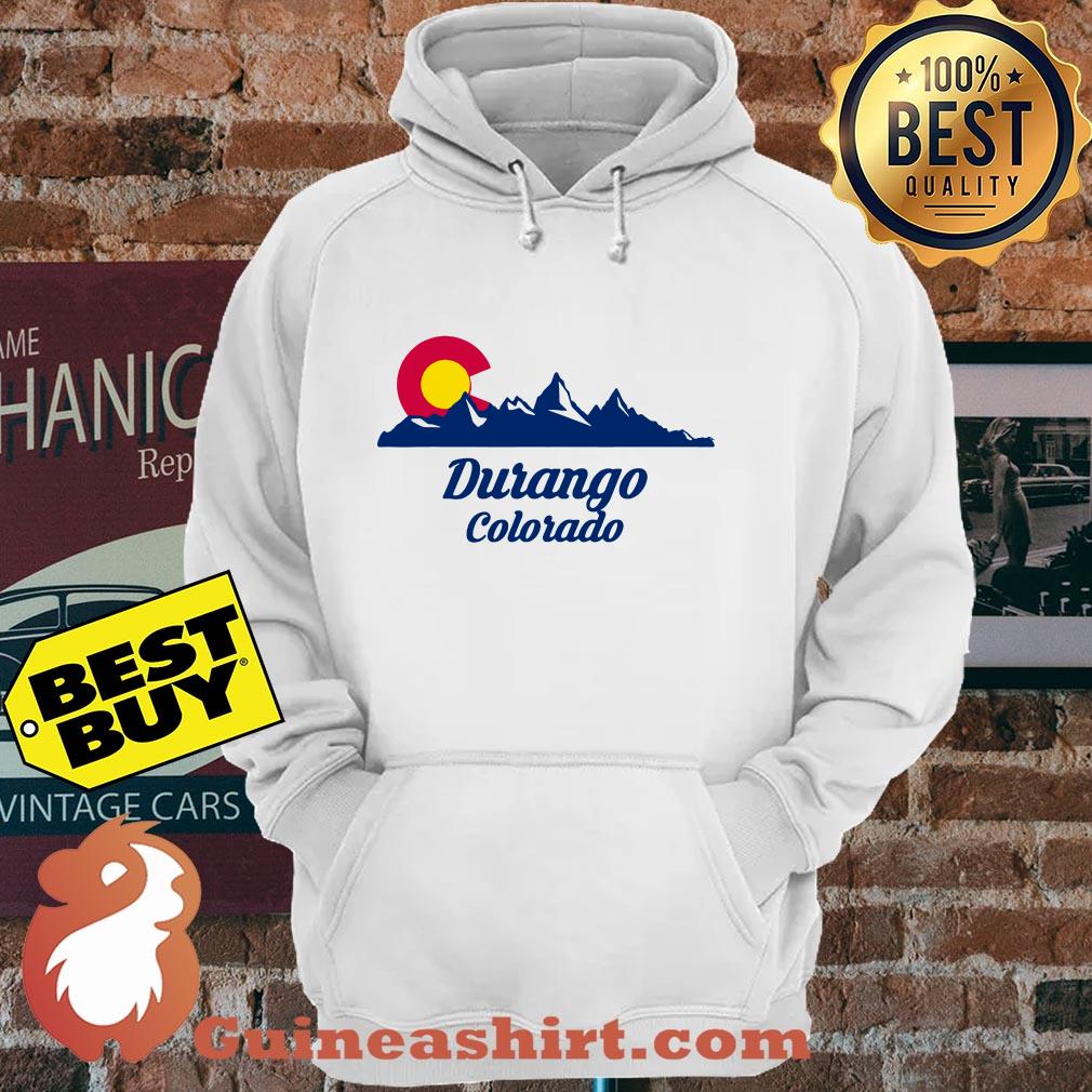 Durango Colorado Flag City CO State Hiking Tourist Mountain hoodie