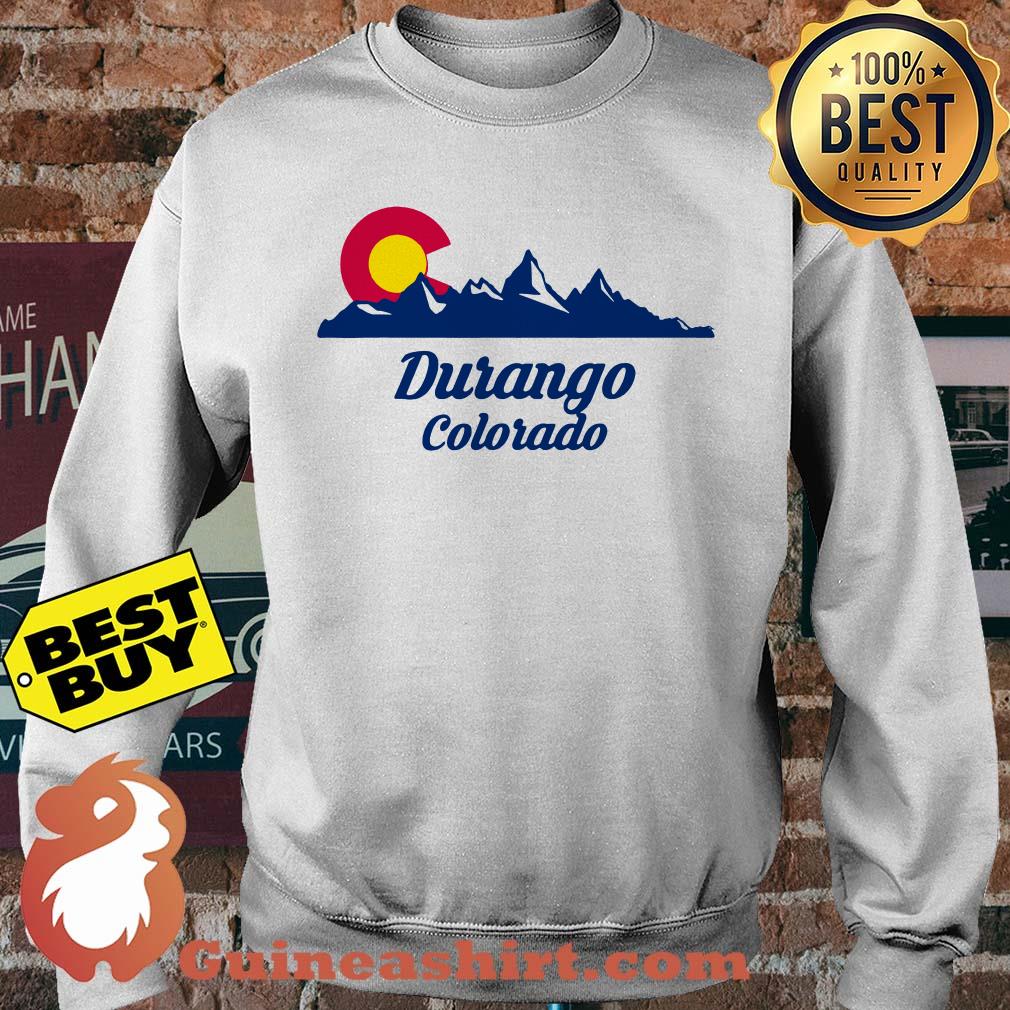 Durango Colorado Flag City CO State Hiking Tourist Mountain sweatshirt