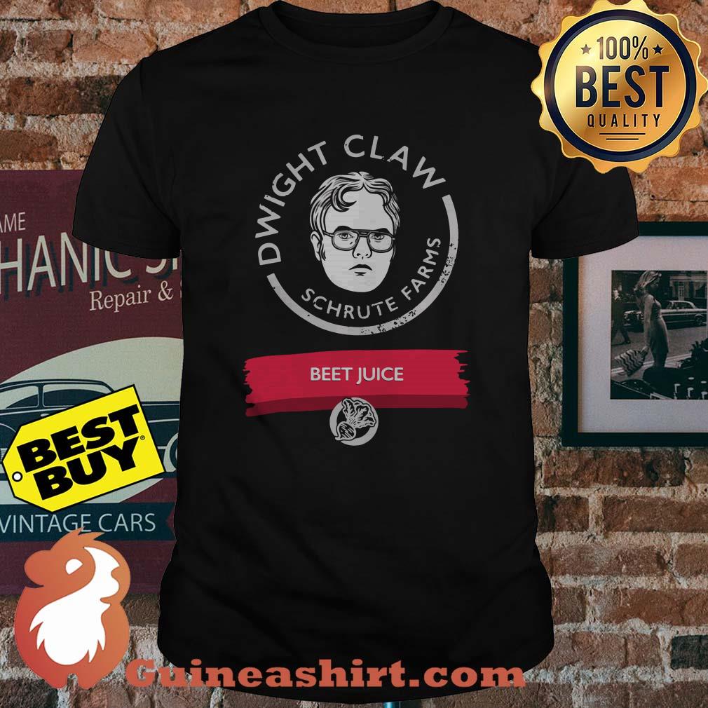 Dwight Claw schrute farms beet juice shirt