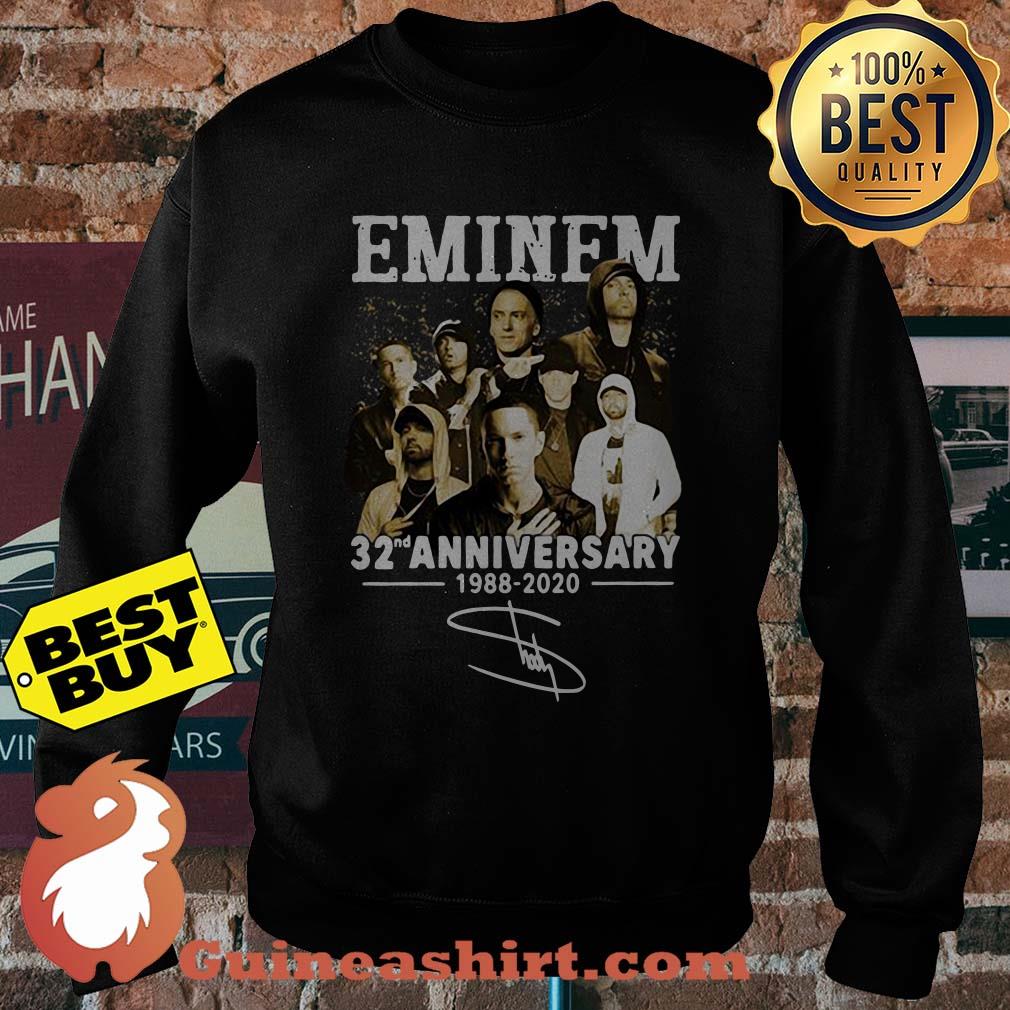 Eminem 32nd Anniversary 1988 2020 signature sweatshirt