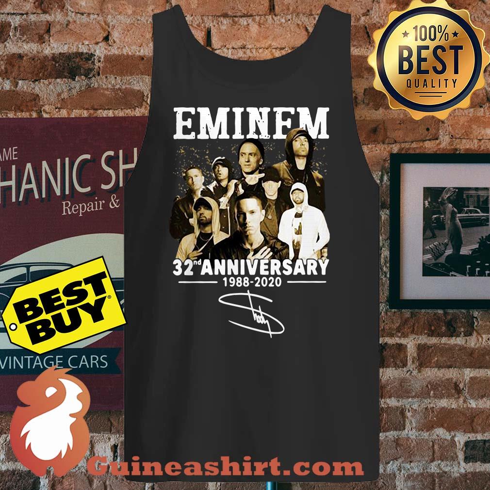 Eminem 32nd Anniversary 1988 2020 signature tank top