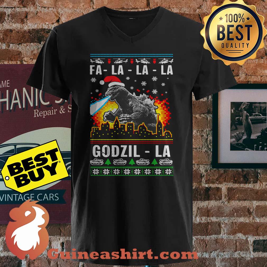 Fa La La La Godzil La Christmas shirt