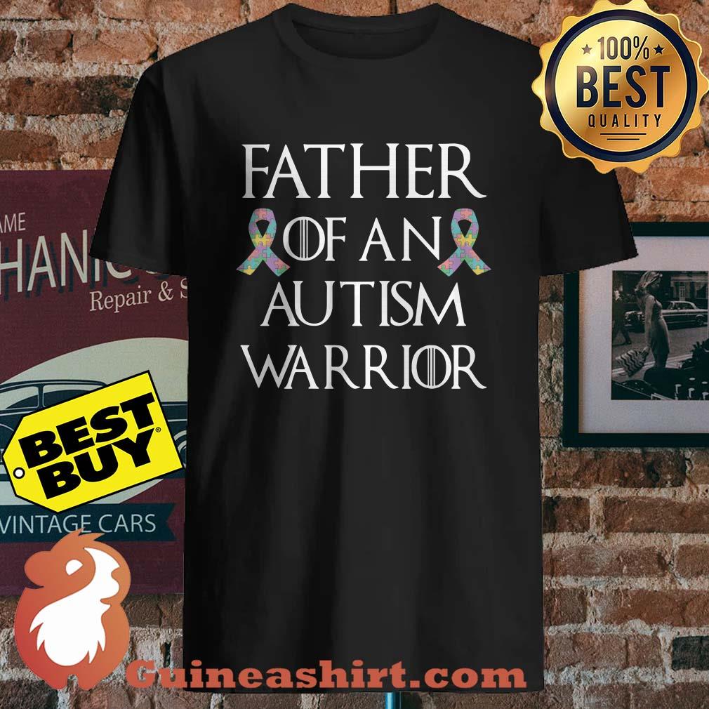 Father Of An Autism Warrior v neck