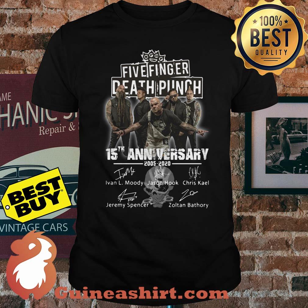 Five finger Death punch 15th anniversary 2005-2020 signature shirt