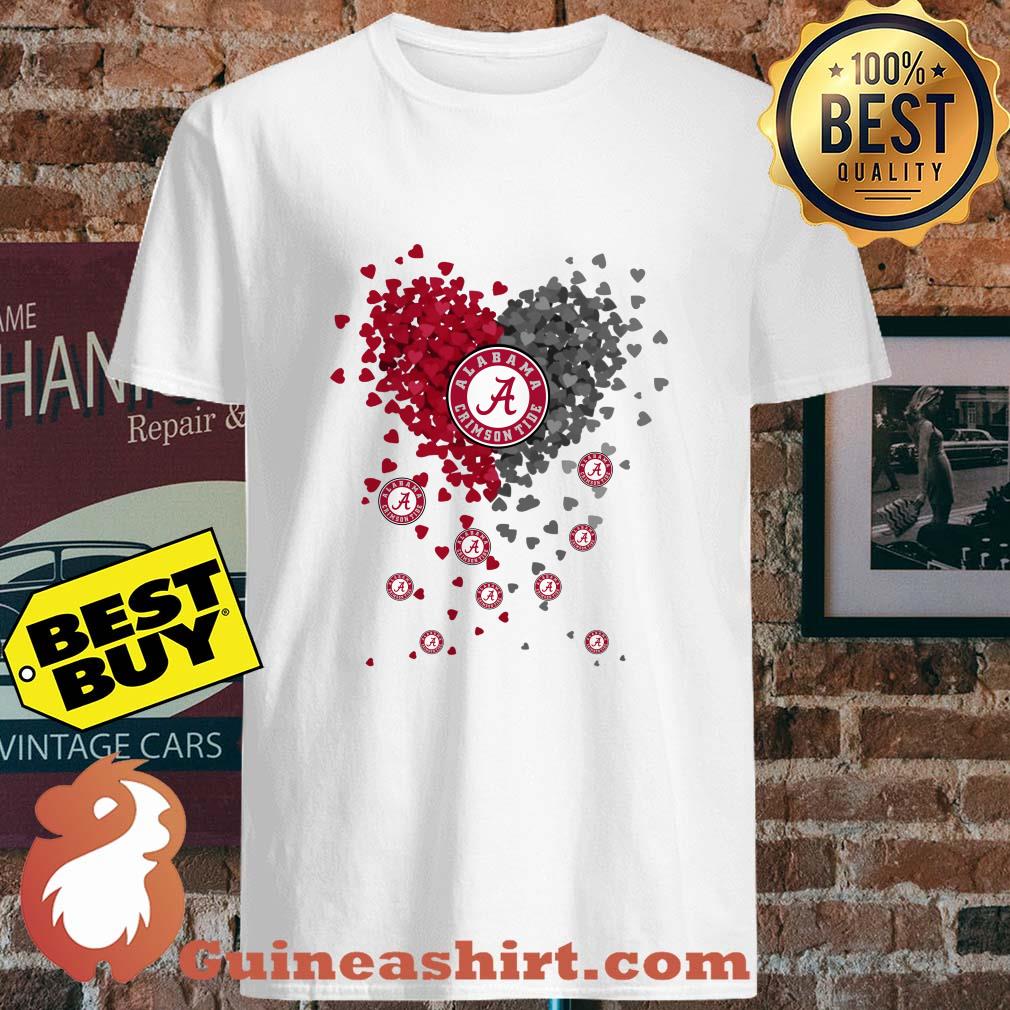 Heart Alabama Crimson Tide shirt