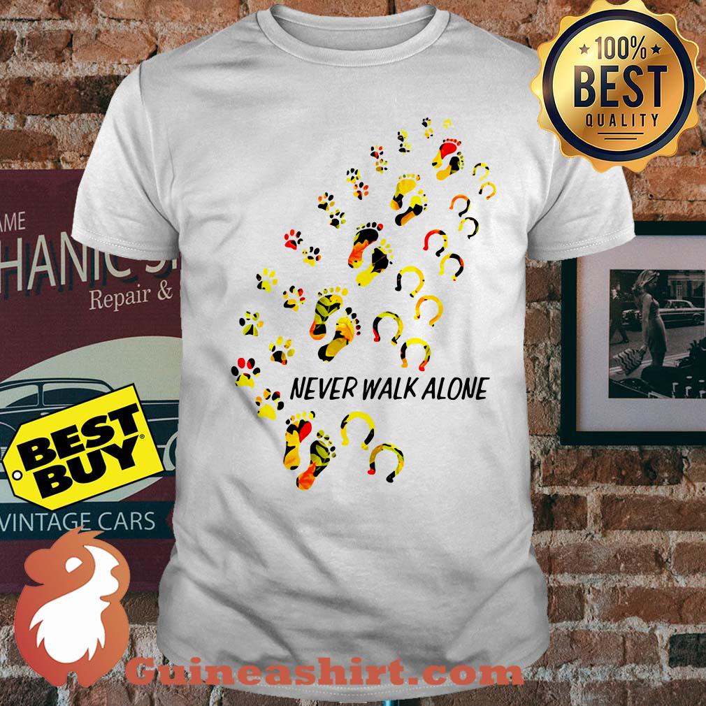 Horse never walk alone autumn shirt