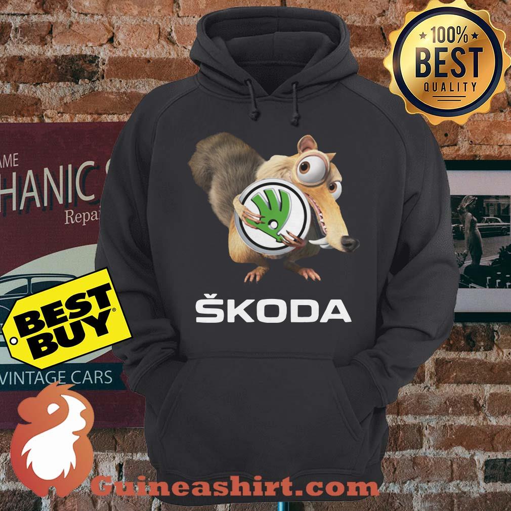 Ice Age Squirrel Scrat Skoda Logo hoodie