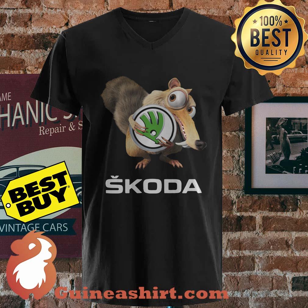 Ice Age Squirrel Scrat Skoda Logo shirt