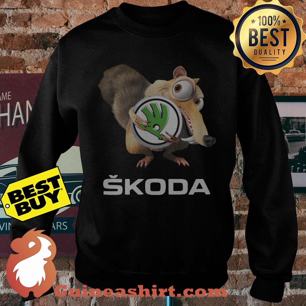 Ice Age Squirrel Scrat Skoda Logo sweatshirt