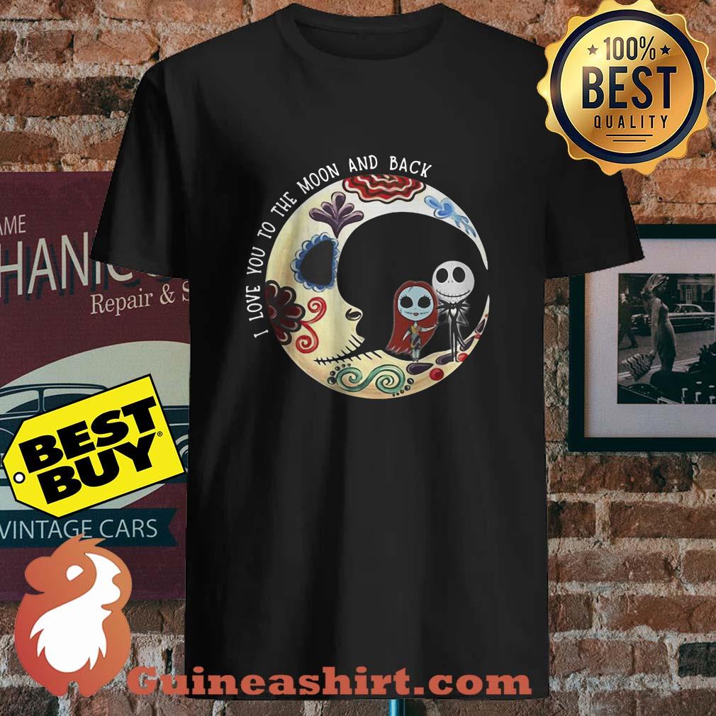 Jack and Sally I love you to the moon and back shirt