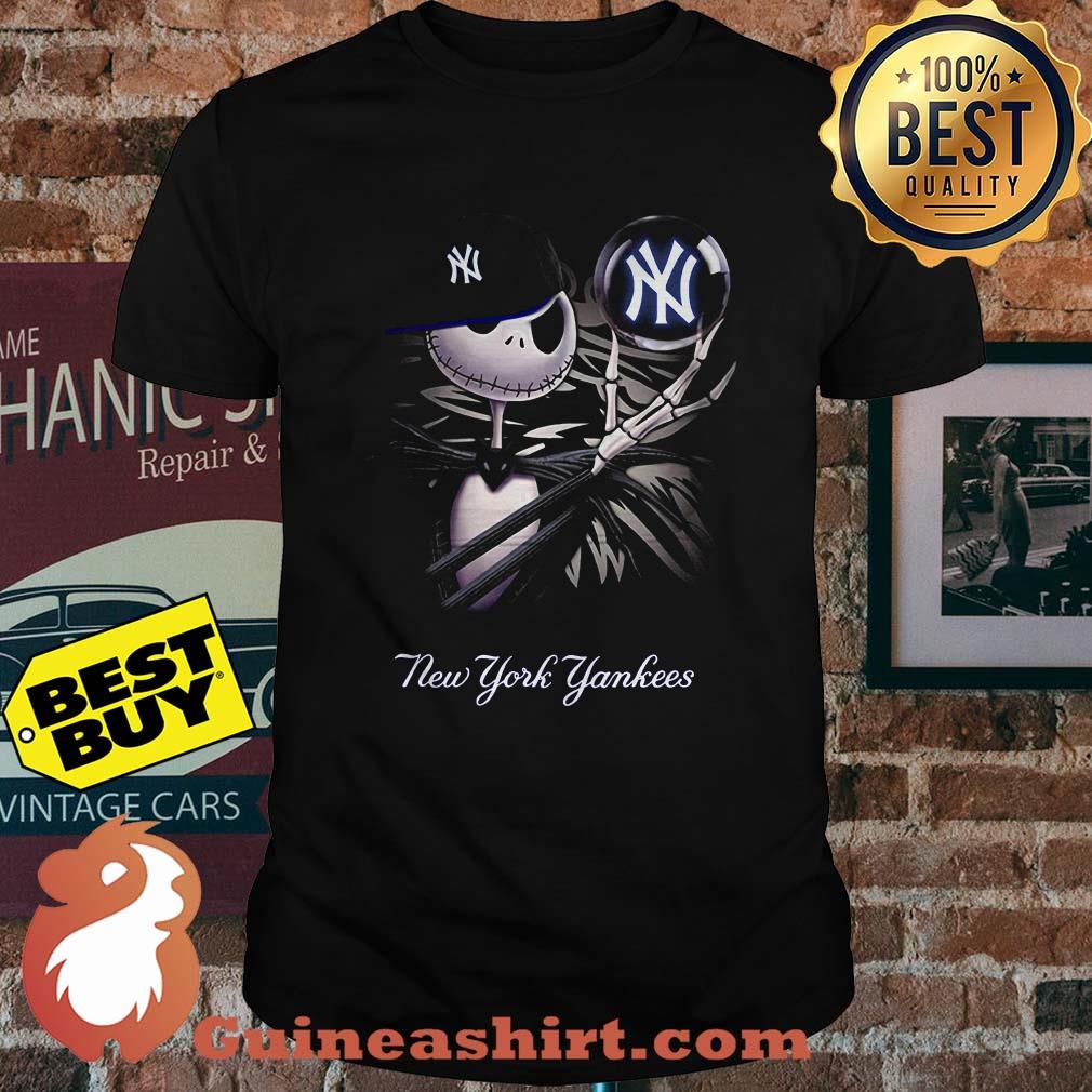 Jack Skellington Iconic New York Yankees Ball shirt