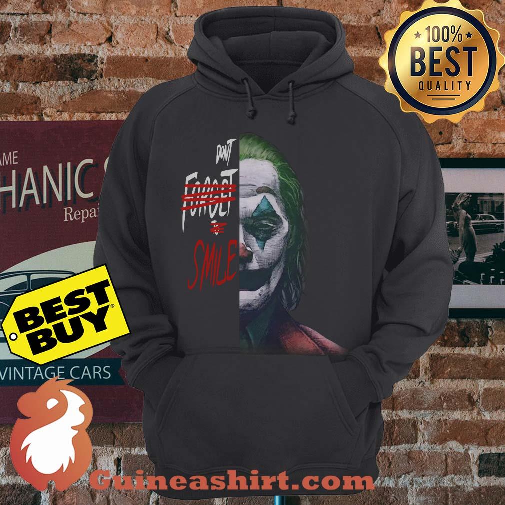 Joker don't forget to smile Joaquin Phoenix’s Halloween hoodie