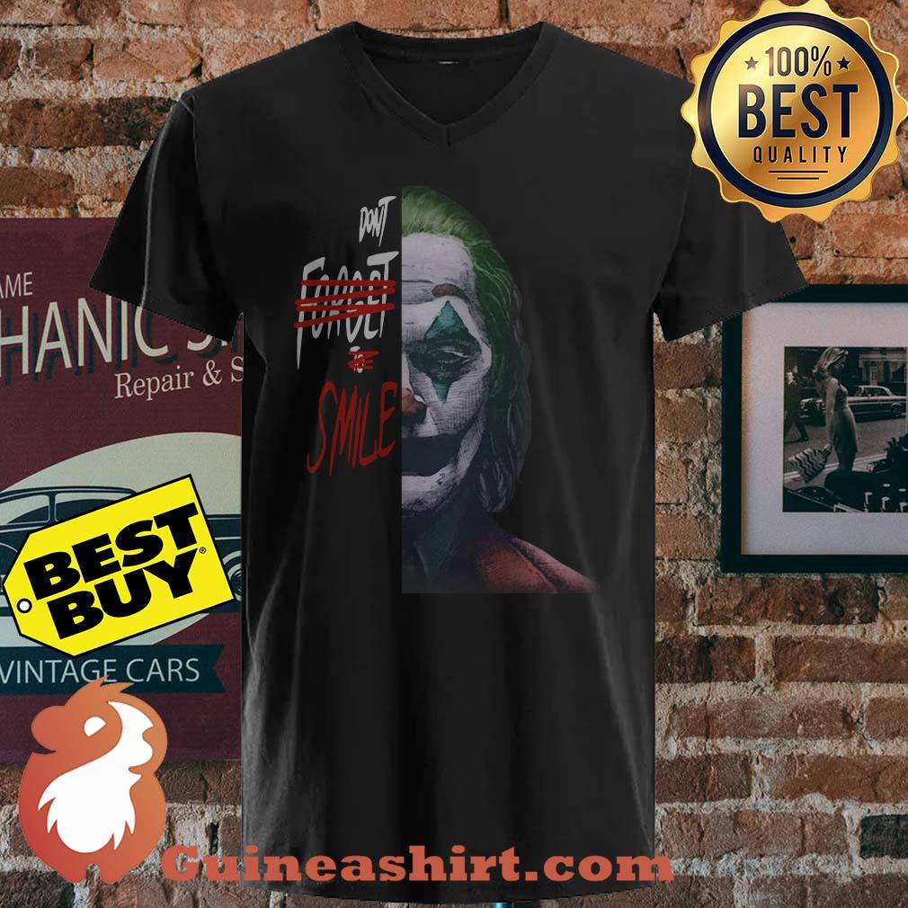 Joker don't forget to smile Joaquin Phoenix’s Halloween ladies tee