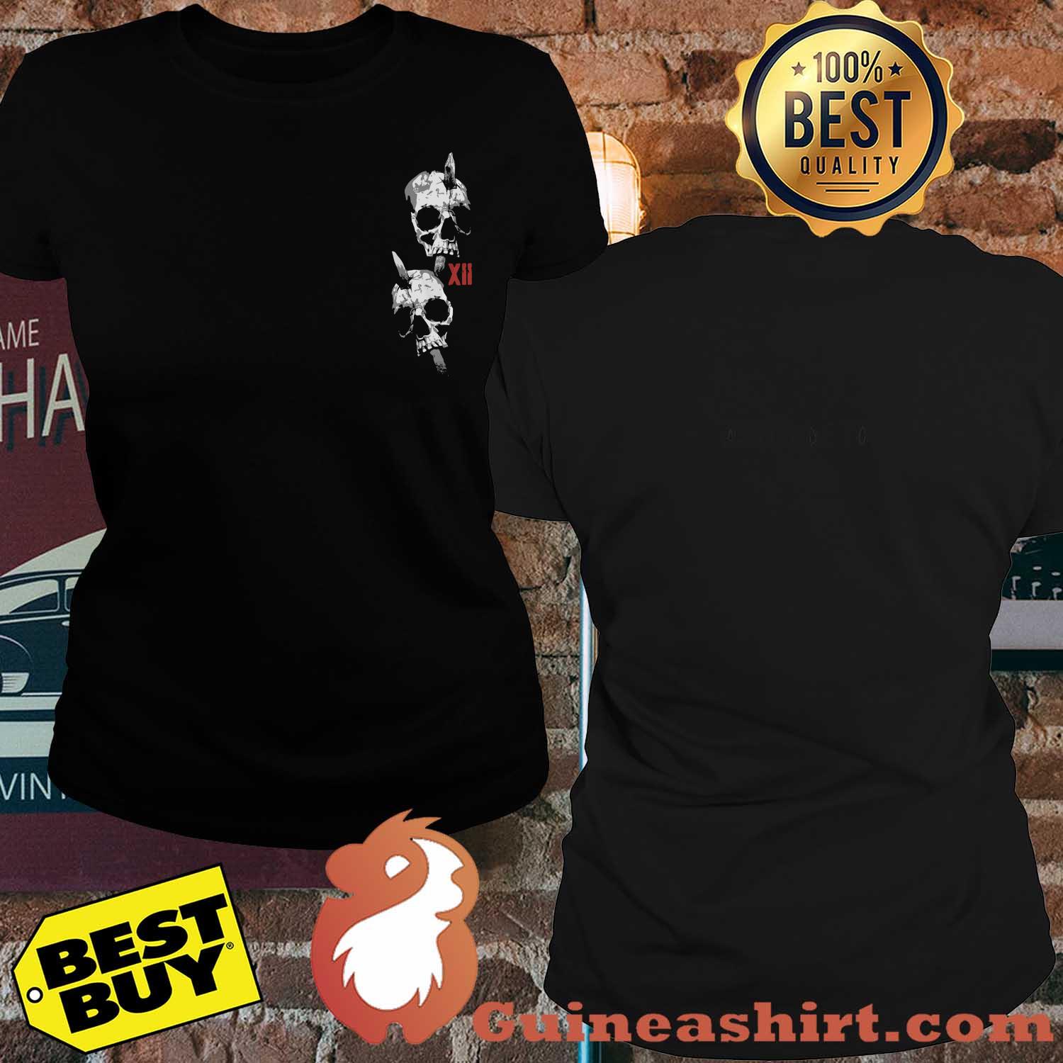 Let Them Hate As Long As They Fear Skull ladies tee