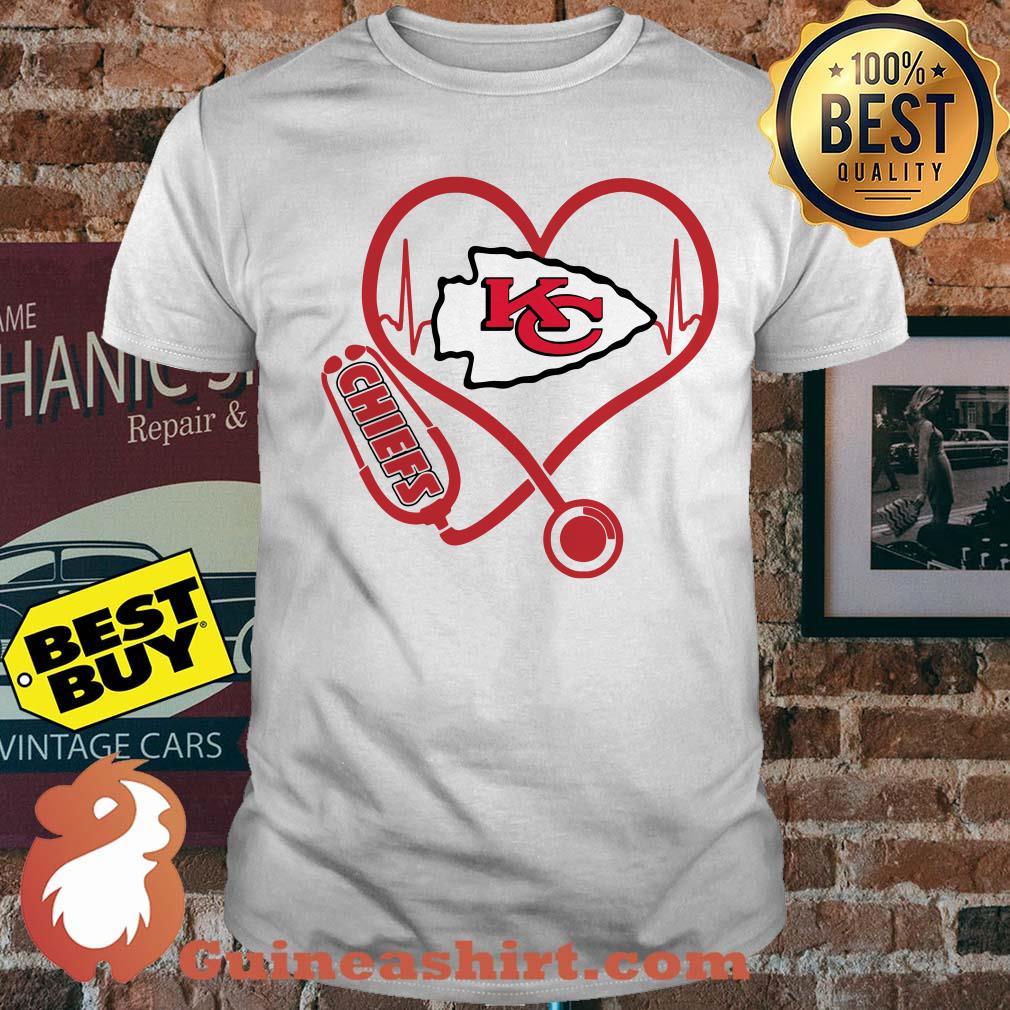 Love Kansas City Chiefs Heartbeat shirt
