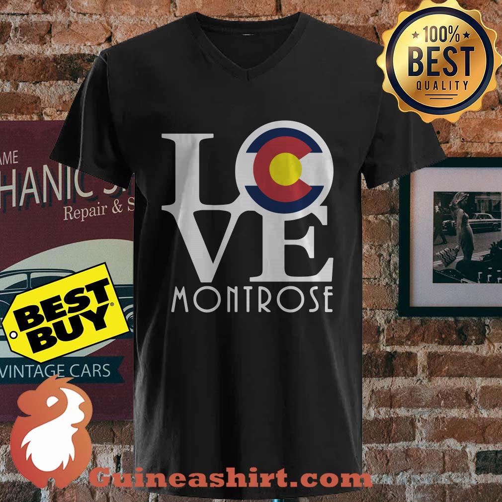 Love Montrose Colorado Local Flag CO shirt