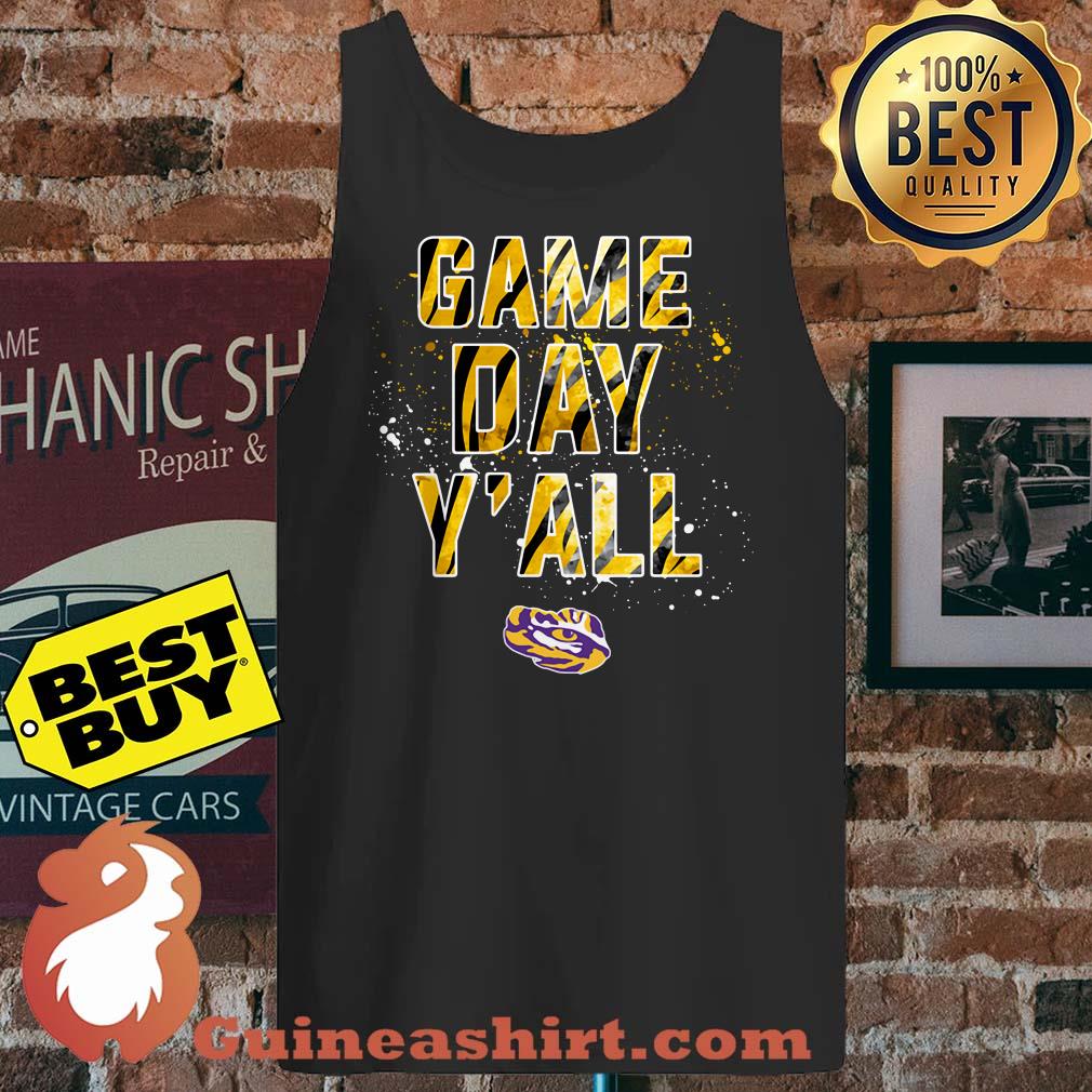 LSU Tigers Game Day Y'all Color tank top