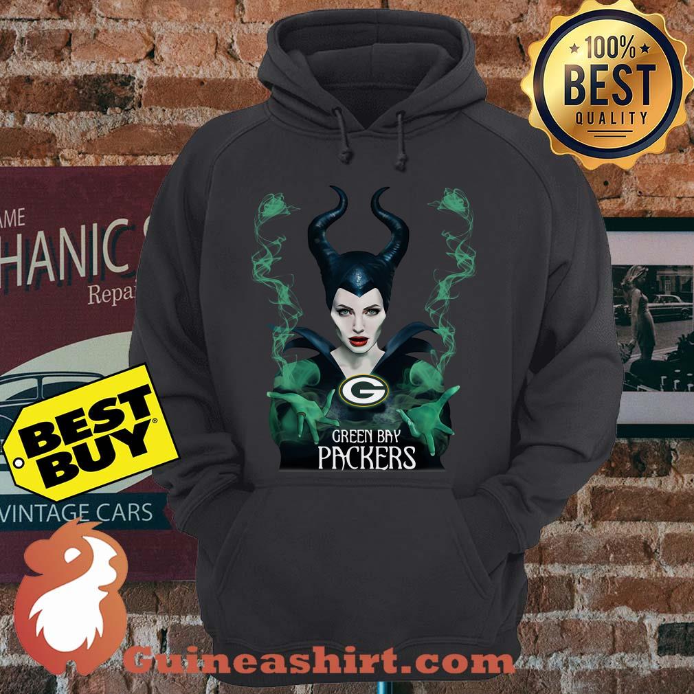 Maleficent Angelina Jolie Green Bay Packers Logo hoodie