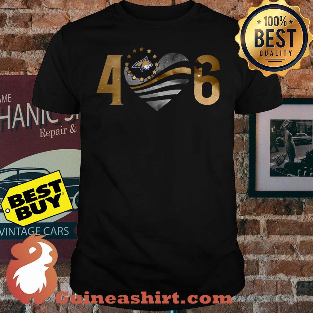 The Montana State Bobcats 4 Heart 6 shirt