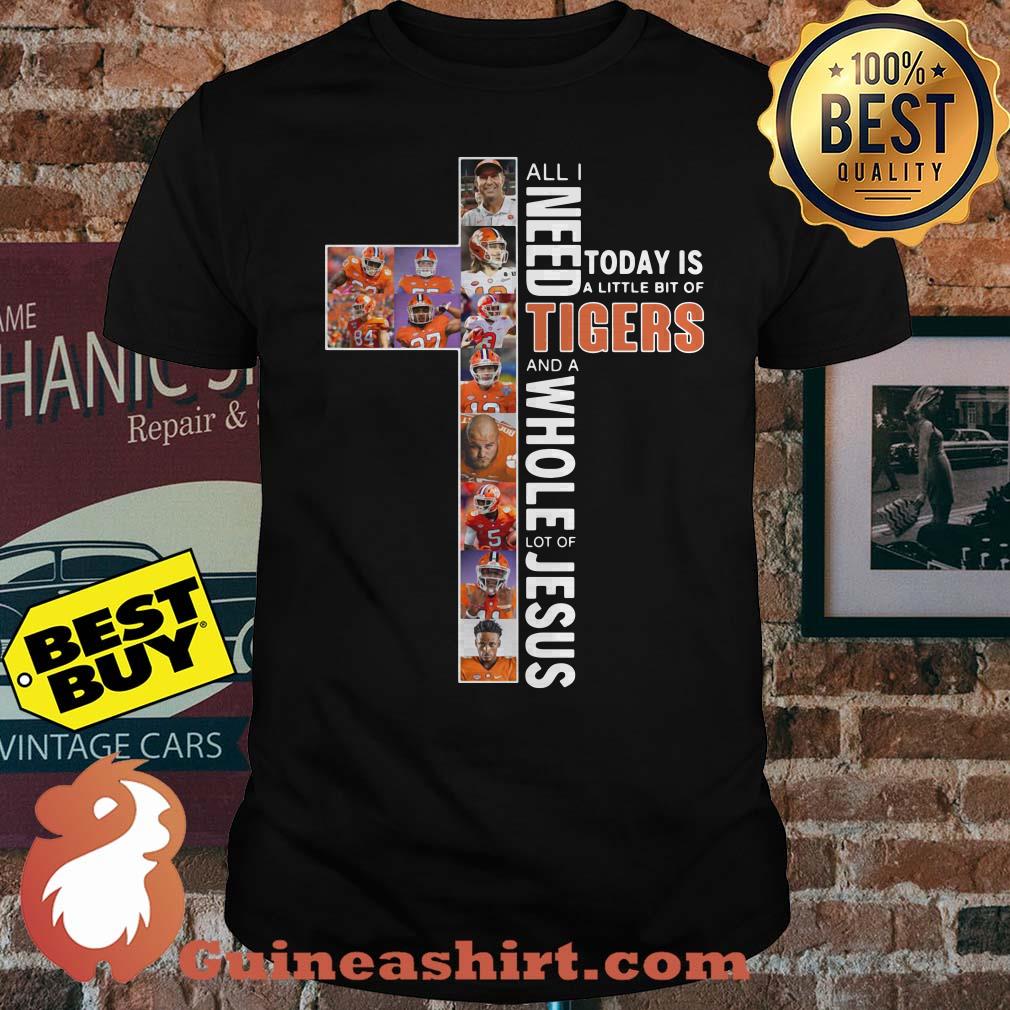 All I need today is a little bit of Tigers and a whole lot of Jesus shirt