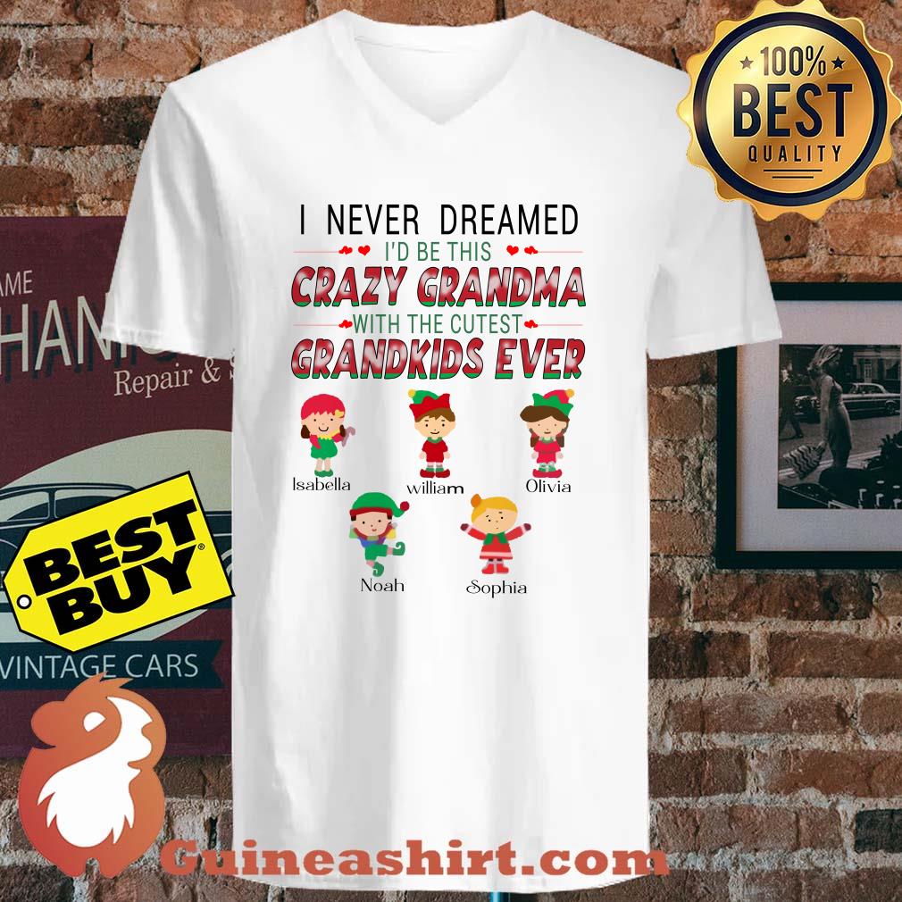 I Never Dreamed I'd Be This Crazy Grandma With The Cutest Grandkids Ever shirt
