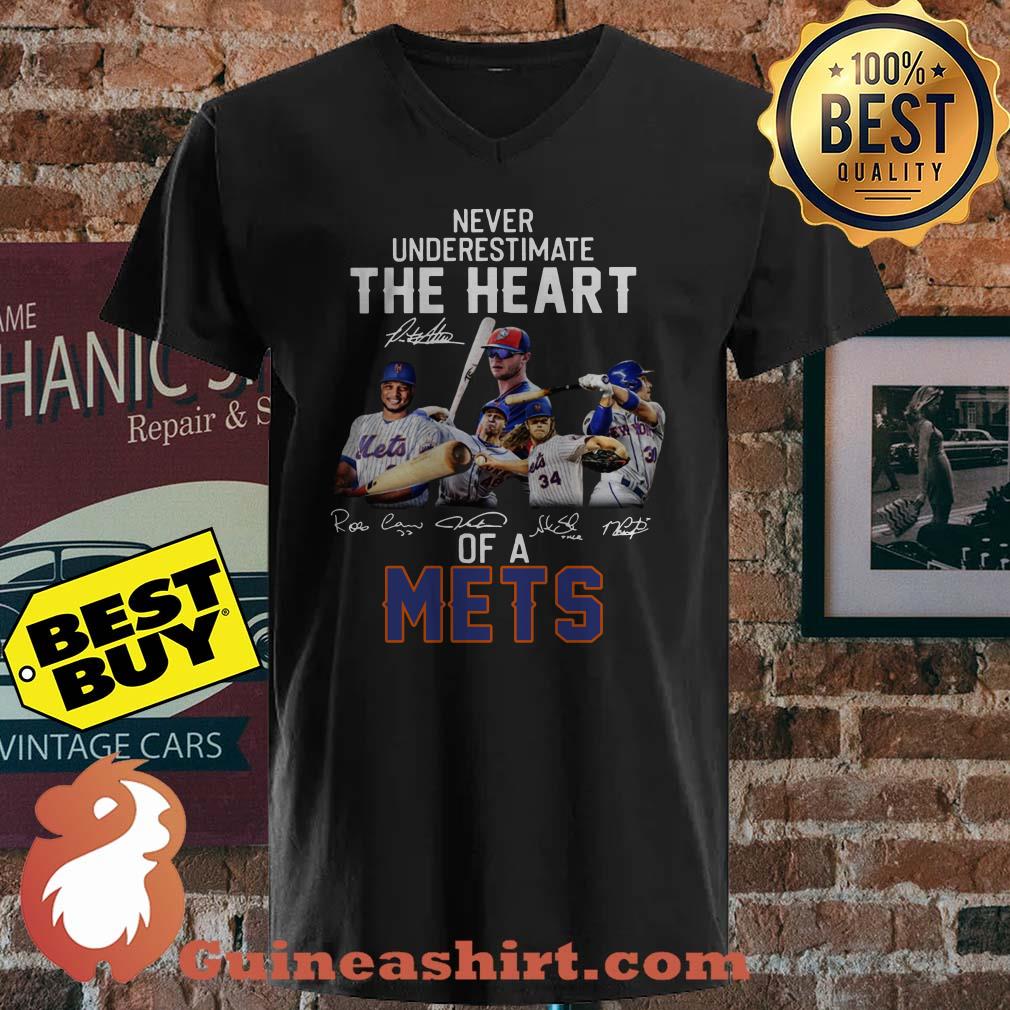Never Underestimate The Heart Of A Mets Signature shirt