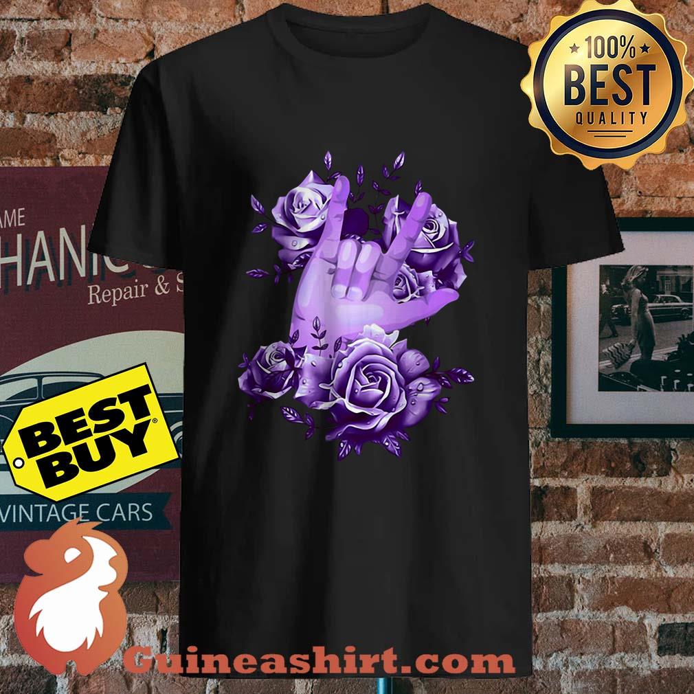 Official Sign Language Rose shirt
