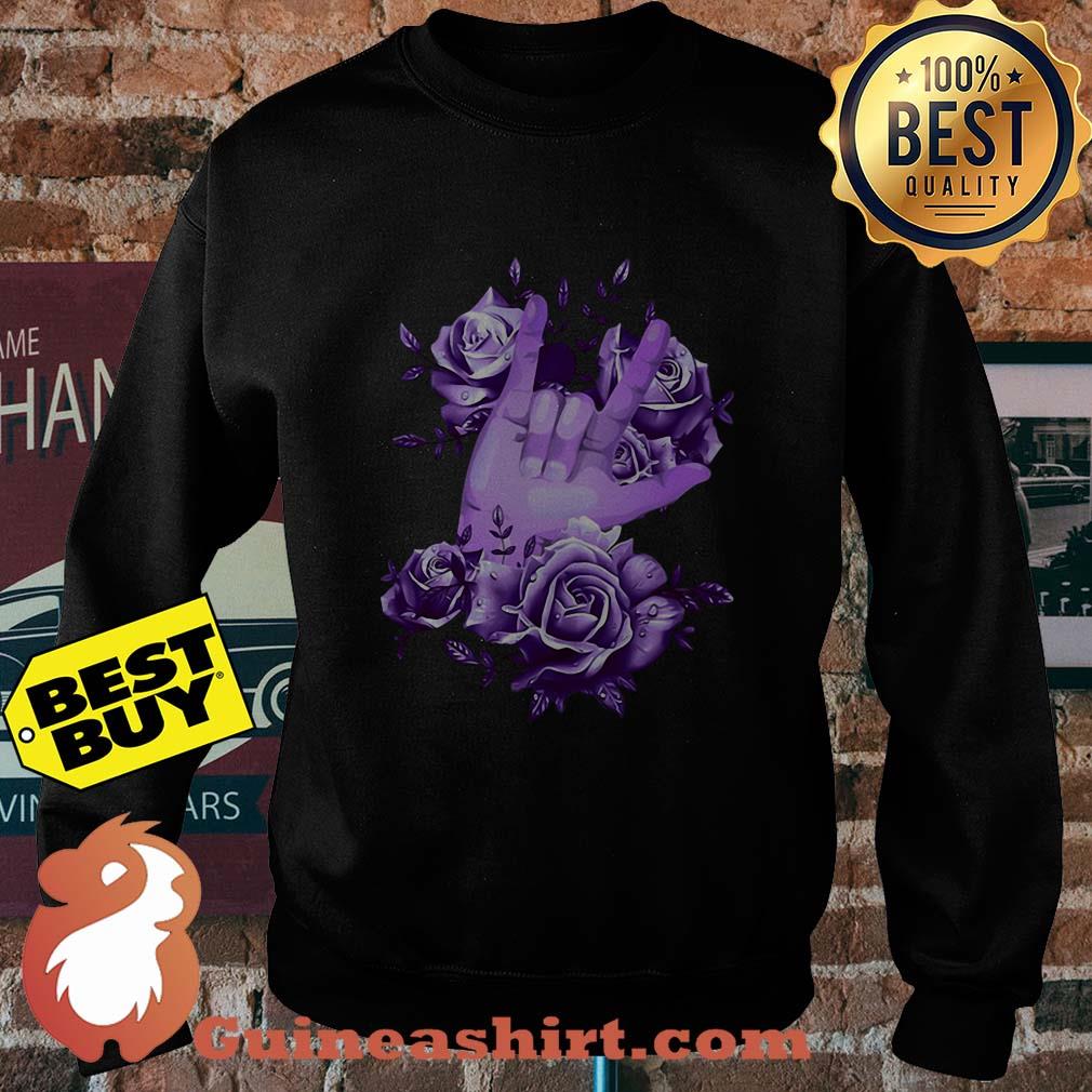 Official Sign Language Rose sweatshirt